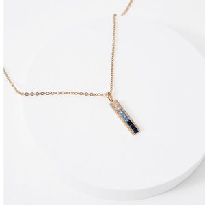 🆕 Vince Camuto Blue Ombré Cubic Zirconia Necklace